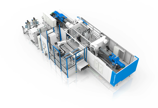 KraussMaffei präsentiert auf der K 2025 den innovativen Frontscheinwerfer „FrontIQ Light“ – hergestellt mit der Technologie ColorForm