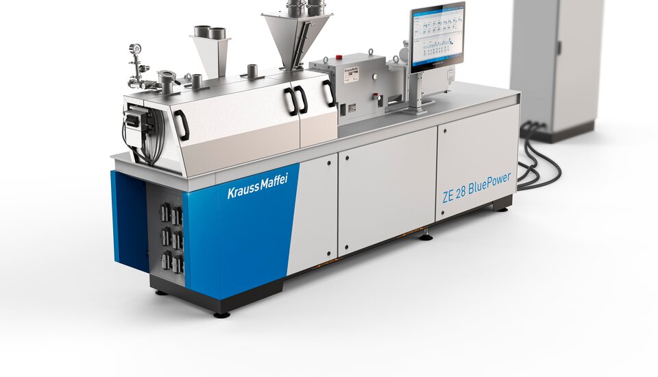 ZE 28 BP twin-screw extruder in a new design