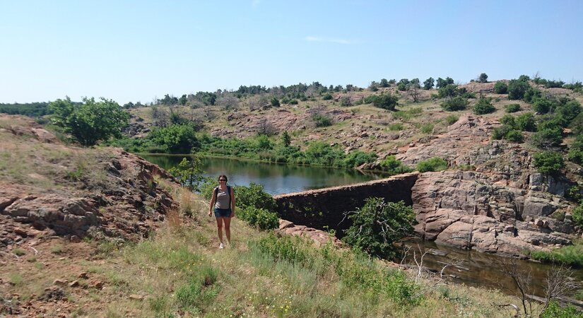 Sandra Freericks likes to go hiking in her free time