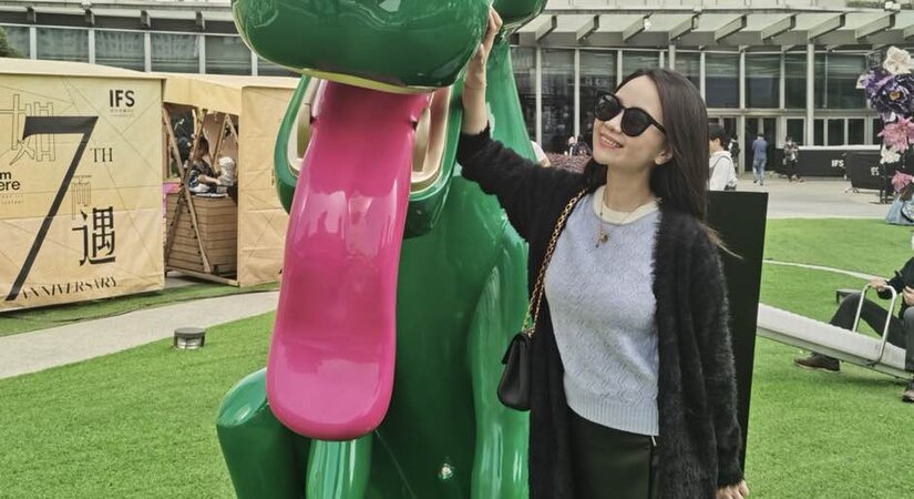 Winnie Yang in ihrer Freizeit. 