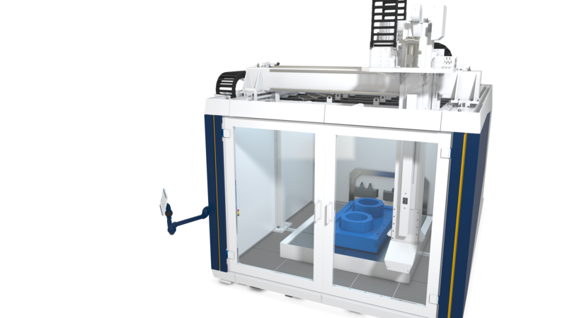 powerPrint - Granulatbasierter Großformat-3D-Drucker 