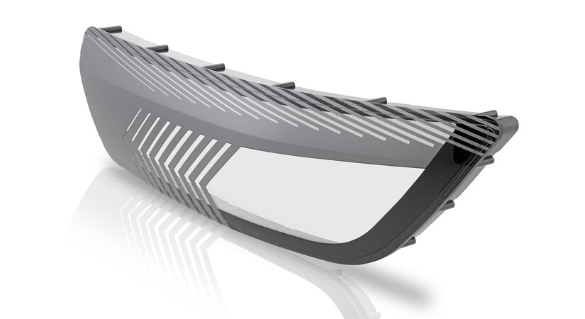 “FrontIQ Light” – der von KraussMaffei hergestellte Frontscheinwerfer mit der ColorForm-Technologie.