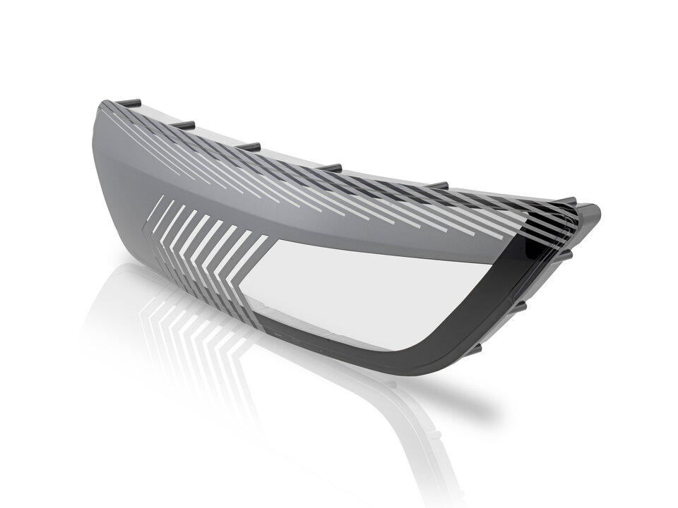 “FrontIQ Light” – der von KraussMaffei hergestellte Frontscheinwerfer mit der ColorForm-Technologie.